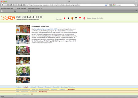 Passepartout Homepage